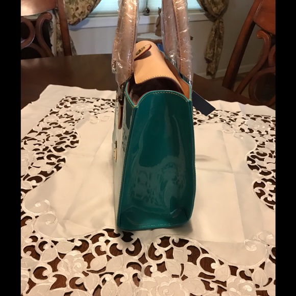 Dooney & Bourke Patent Leather Janine Satchel - Picture 7 of 8